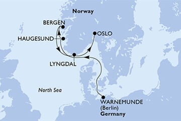 MSC MAGNIFICA - Německo, Norsko (Warnemünde)
