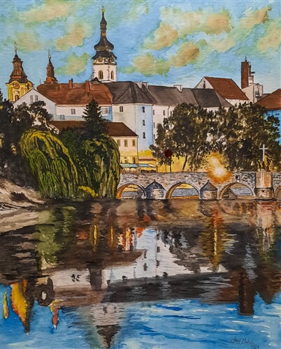 Pohled na Písek