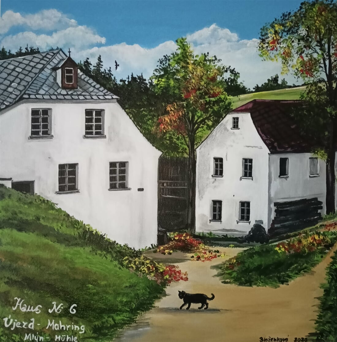Petra Blaženková – Újezd-Mähring, mlýn, dům č. 6