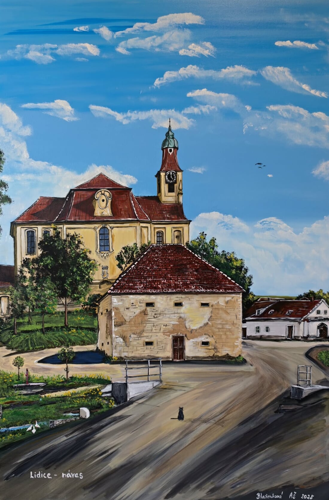 Petra Blaženková – Lidice, náves