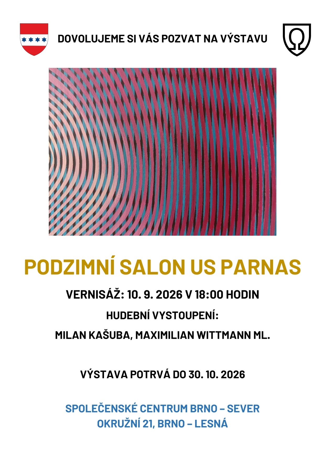 Plakát výstavy Podzimní salon US Parnas