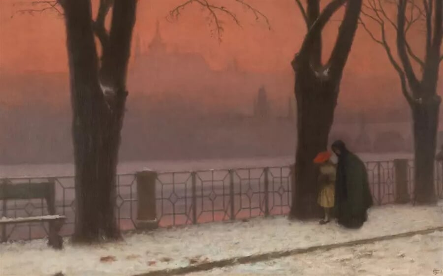 Sny o krajině – Schikaneder–Slavíček–Moll (AJG Hluboká)