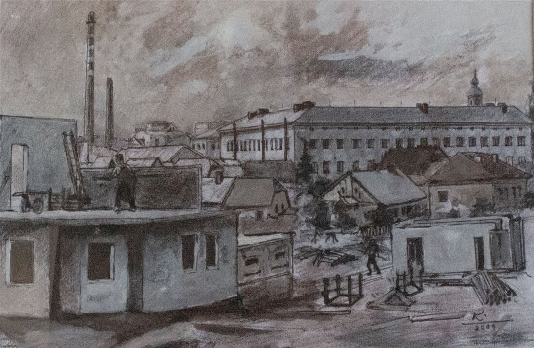 Karel Komínek   Stavba domů na Zborovské LAnškroun