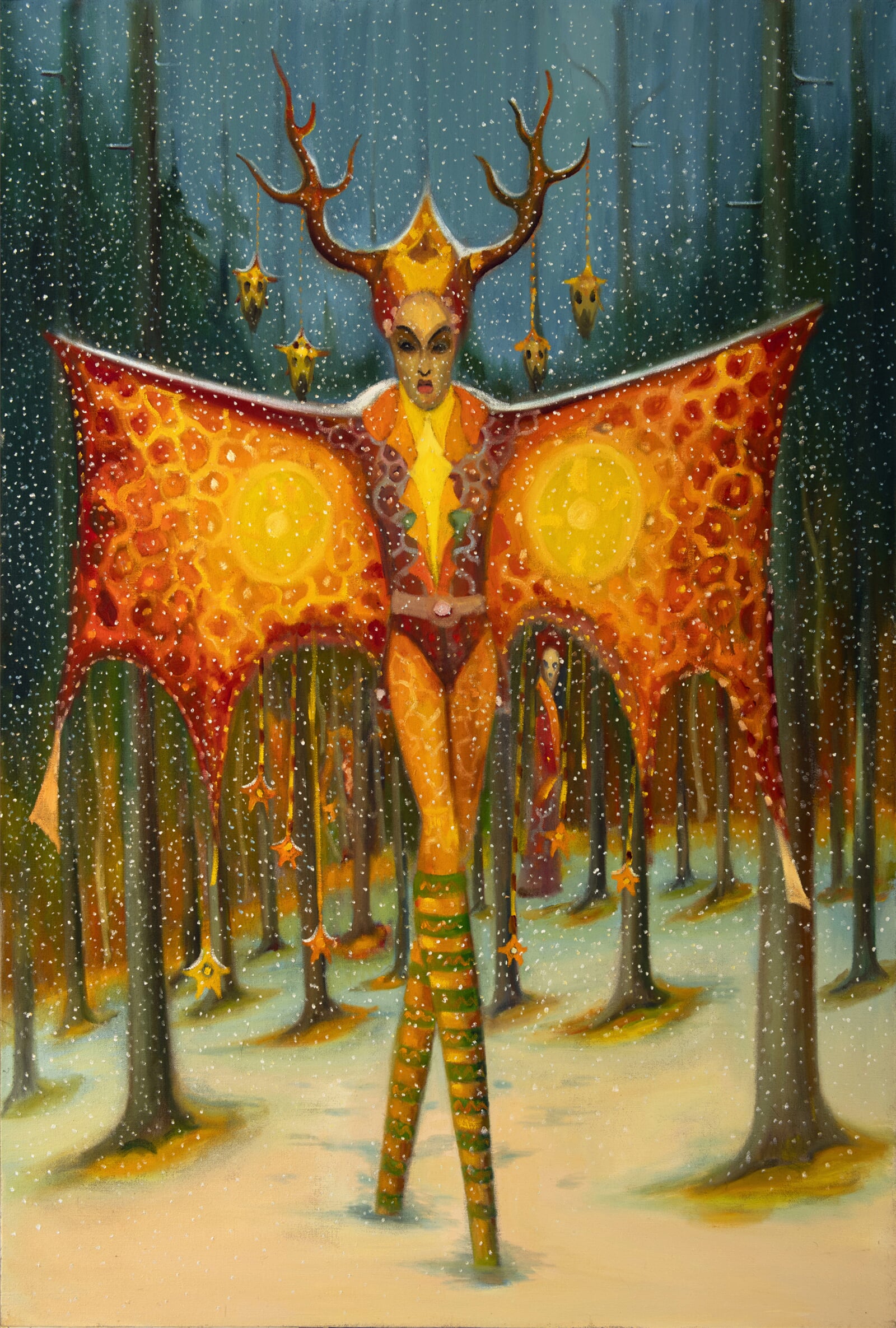 Jaroslav Valečka: Chůdy, 170 × 115 cm