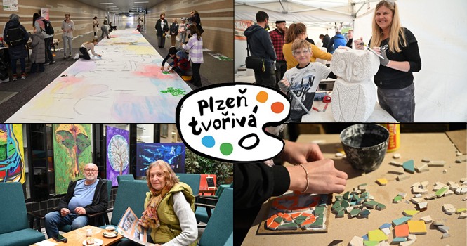 Víkend otevřených ateliérů – Plzeň tvořivá, plakát