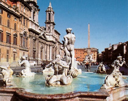 Itálie Řím - Piazza Navona
