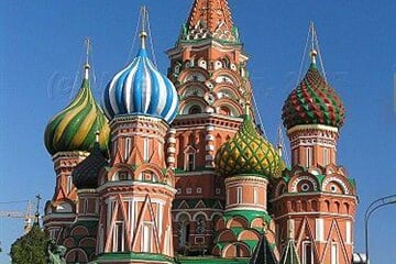 Rusko - Moskva a Petrohrad letecky