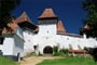 Rumunsko Viscri - opevněný saský kostel