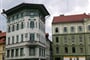 Slovinsko, Lublaň, náměstí, secesní dům