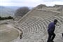 Itálie, Sicílie, Segesta, antické divadlo zbylo z bohatého města