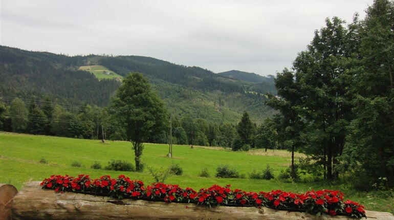 Bahenec - výhled od bazénu