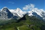 Švýcarsko - Eiger, Mönch a sedlo Jungfraujoch