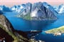Norsko - ledovcem vyhloubené fjordy dnes vyplněné mořem jsou okouzlující podívanou