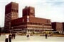 Norsko - Oslo, moderní budova radnice, 1931-50
