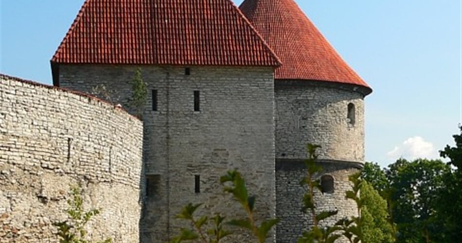 Pobaltí - Estonsko - Tallinn - dochované zbytky opevnění hanzovního města z 13. až 15.století