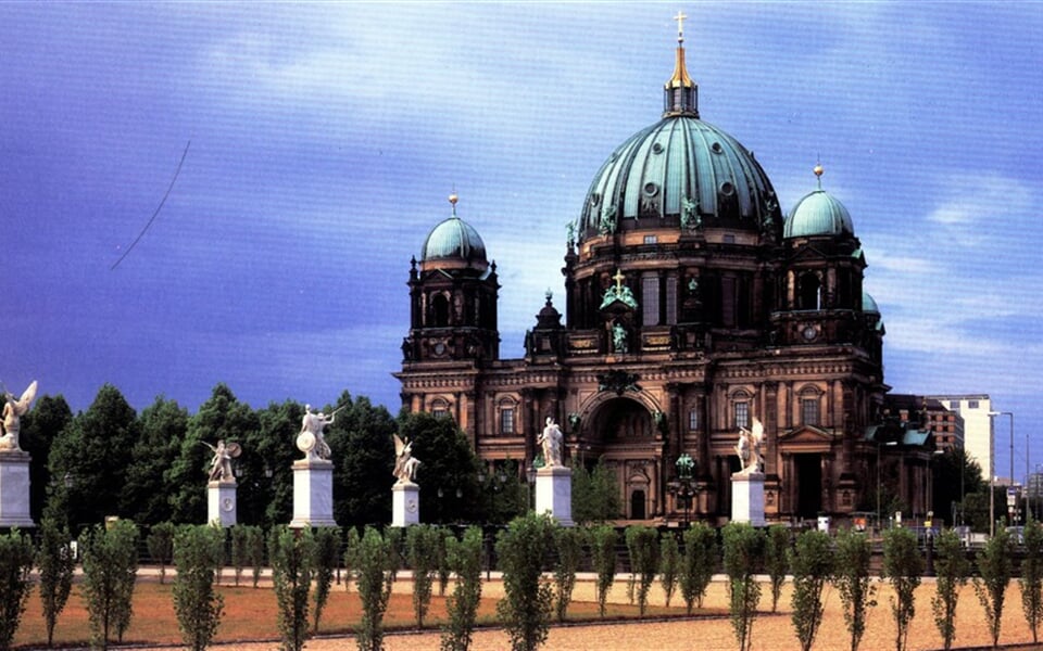 Německo, Berlín, Frauenkirche