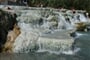 Itálie - Toskánsko - přírodní sirné travertinové lázně Saturnia s možností koupání