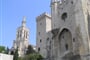 Francie, Provence, Avignon, papežský palác. postaven v letech 1335-64, jedna z největších gotických staveb Evropy