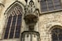 Francie - Bretaň - Vitré, vnější kazatelna na katedrále