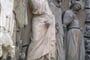 Francie - Pikardie - Remeš, katedrála, tzv. Smějící se anděl, novodobý symbol EU