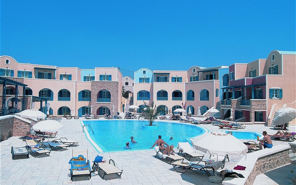 Řecko, Santorini, Kamari, Hotel Aegean Plaza