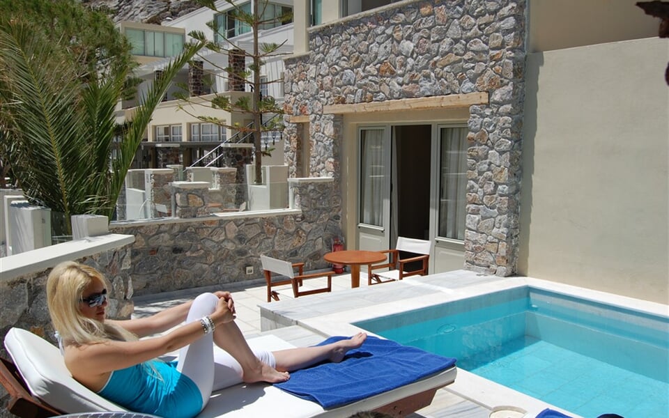 Řecko, Santorini, Kamari, Hotel Antinea