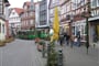Německo - Rothenburg - advent v ulicích plných hrázděných domů