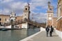 Itálie - Benátky - vstup do Arzenálu, svěho času největší evropský průmyslový komplex, 16.000 dělníků