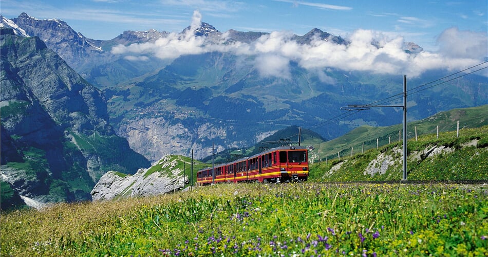 vyjeďte do nejvýše položené železniční stanice v Evropě na Jungfraujoch