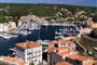 Korsika - Bonifacio - pohled na přístav