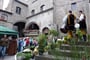 Itálie - Lazio - Viterbo, květinové slavnosti ve čtvrti San Pellegrino
