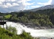 Norsko - Lofoty a Vesterály - vodopád Laksfossen