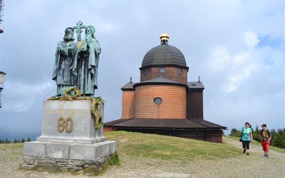 Malebné Beskydy - vrchol Radhošť