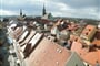 Německo - Lužice - Budyšín, pohled z Bohata wěža, uprostřed dóm S.Petri