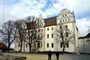 Německo - Lužice - Budyšín, Ortenburg, starý hrad, 1483-6 přestavěn goticky, po 1648 znovu přestavěn