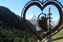 Švýcarsko - pohledy z trasy Gourmetweg na Matterhorn