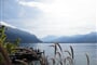 Švýcarsko - Ženevské jezero jak obří zrcadlo ve kterém se shlížejí okolní vrcholky