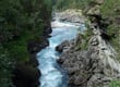 Peřeje u vodopádů na řece Rauma