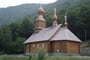 Ukrajina - Podkarpatská Rus - dřevěné kostelíky jsou zde dosud běžné