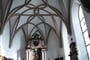 Rakousko - Hohensalzburg, Festungkirche St.Georg, oltář z let 1776-86