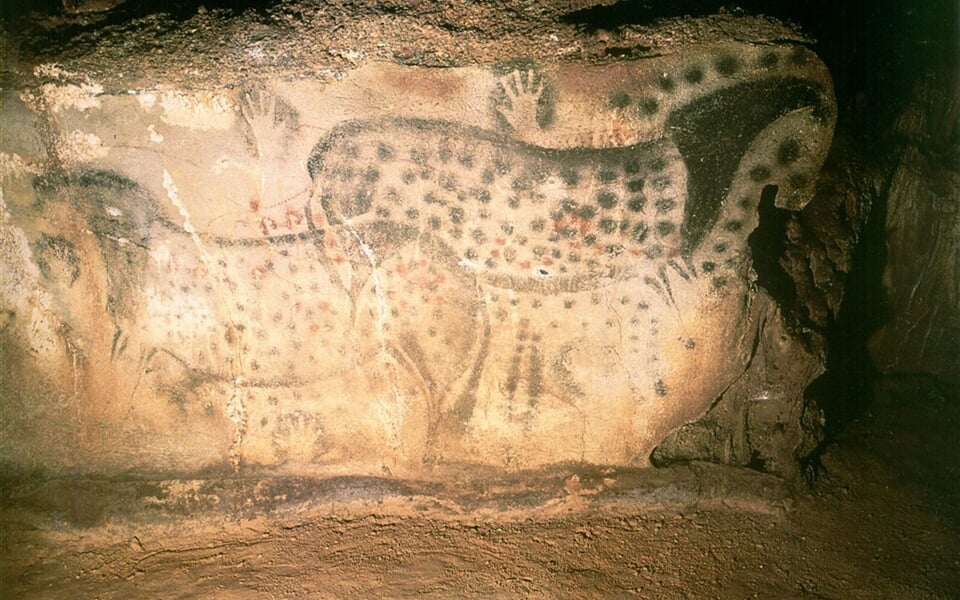 Francie, Quercy, Pech Merle, jeskyně s malbami neolitického člověka