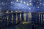Vincent van Gogh, Hvědná noc nad Rhonou, 1888