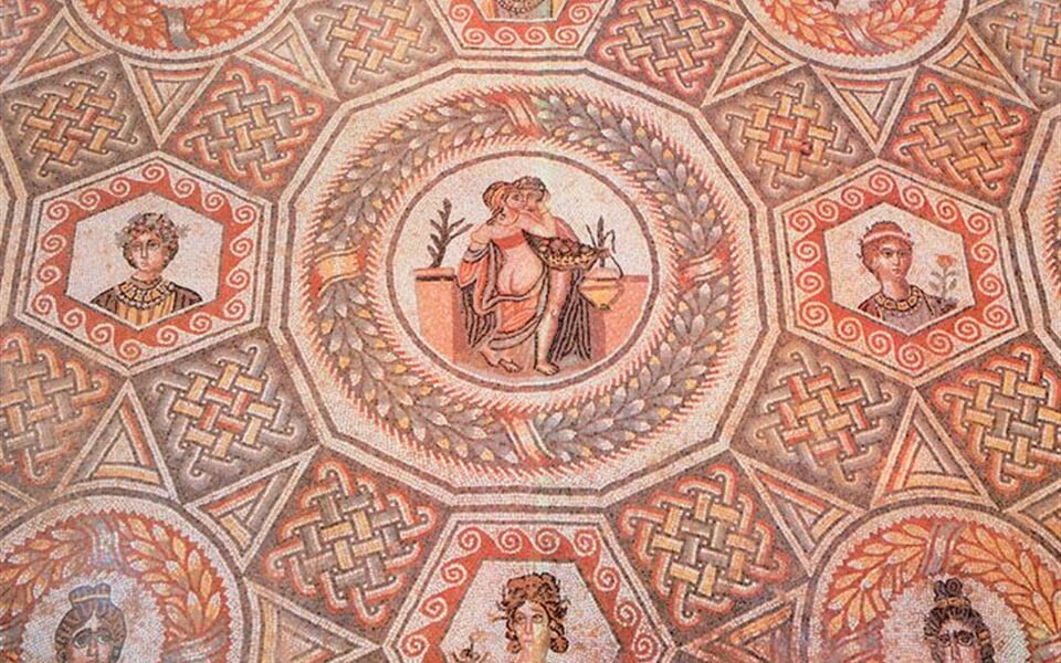 Sicílie - zadek - mozaika