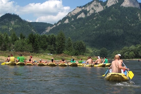 Dunajec + Poprad - 7 denní voda ze Sromowce Wyzne