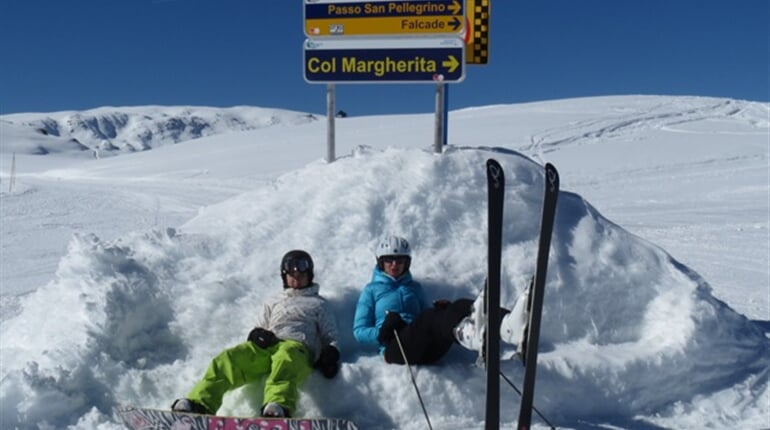 Erika tour - lyzovani Val di Fassa 10