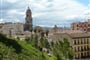 Španělsko - Andalusie - Malaga, katedrála, peníze na druhou věž šly do Ameriky na válku za nezávislost