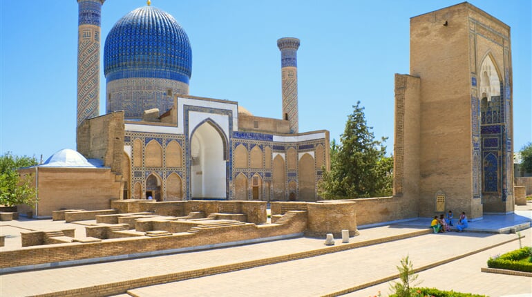 město Samarkand - mauzoelum GUR-EMIR