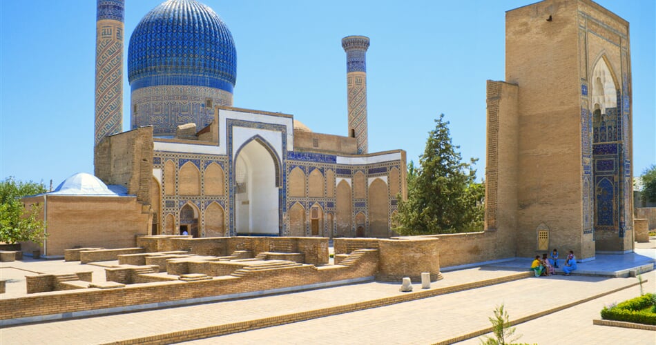 město Samarkand - mauzoelum GUR-EMIR