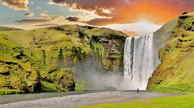 vodopád SKOGARFOSS - Island