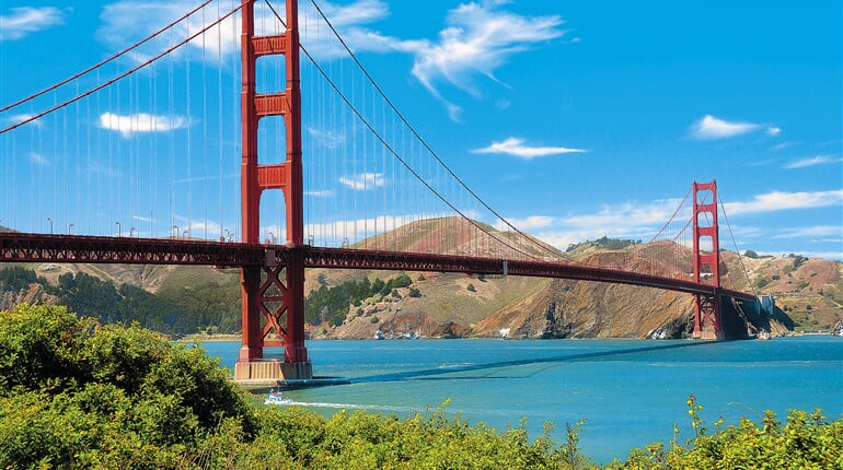 USA - San Francisco - most Golden Gate Bridge